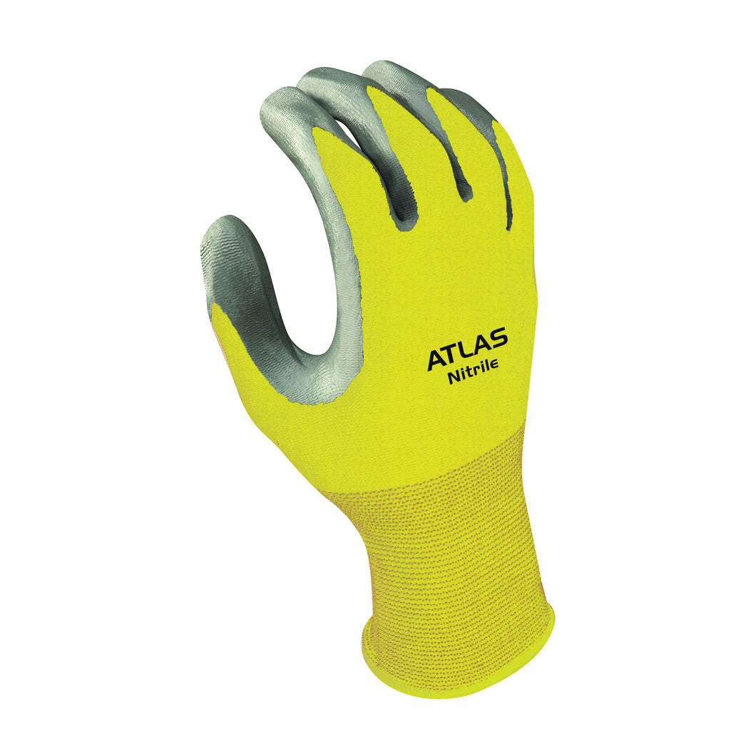 ATLAS 3704CM-07.RT Ergonomic Protective Gloves, M, Knit Wrist Cuff