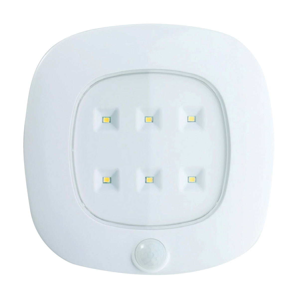 Fulcrum 30028-308 Ceiling Light, 120 VAC, C Battery, 6-Lamp, LED Lamp, 125 Lumens, White