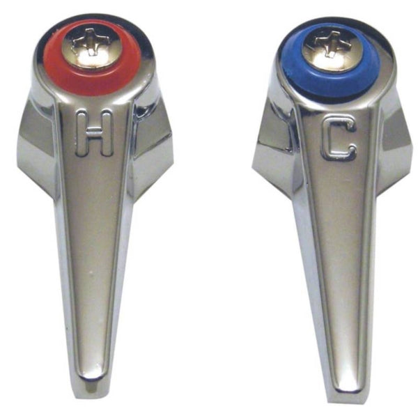 Danco 20181 Faucet Handle, Zinc, Chrome Plated, For: T &amp; S Brass Two Handle Kitchen Sink Faucets