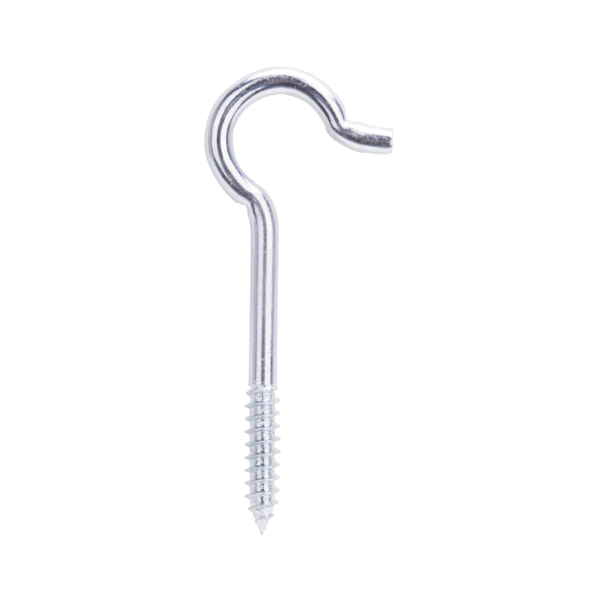 ProSource LR312 Ceiling Hook, 100 lb Working Load, Steel, Silver, Zinc