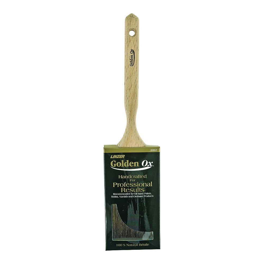 Linzer WC 2462-2 Paint Brush, 2 in W, 2-1/2 in L Bristle, China Bristle, Flat Sash Handle