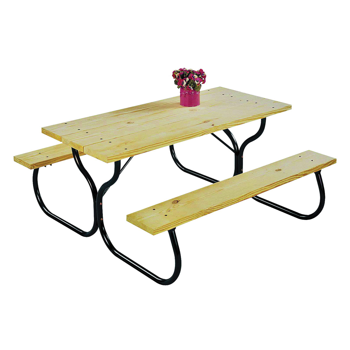 Jack Post FC-30 Table Frame Kit, Heavy-Duty, Steel, Black, Powder Coated Steel, For: Outdoor Seating