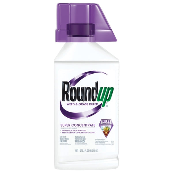Roundup 5100710 Weed and Grass Killer Super Concentrate, Liquid, Spray Application, 35.2 oz Bottle