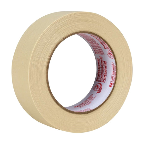 Duck Professional 1362489 Painter's Tape, 60 yd L, 1.41 in W, Beige