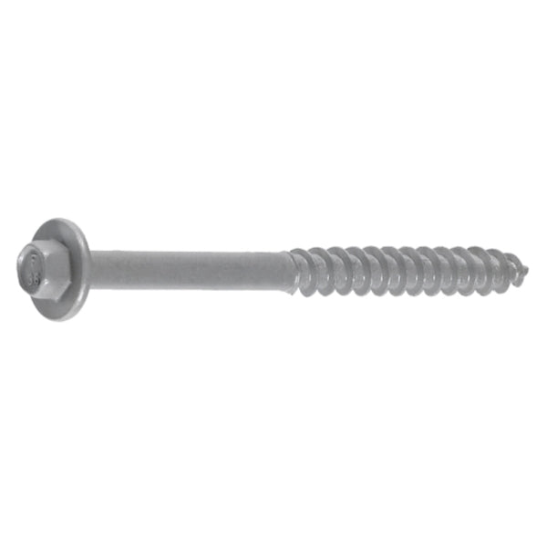 FastenMaster LedgerLOK FMLL005-50 Screw, 5 in L, Coarse Thread, Hex Drive, Self-Drilling Point, Steel, Epoxy-Coated