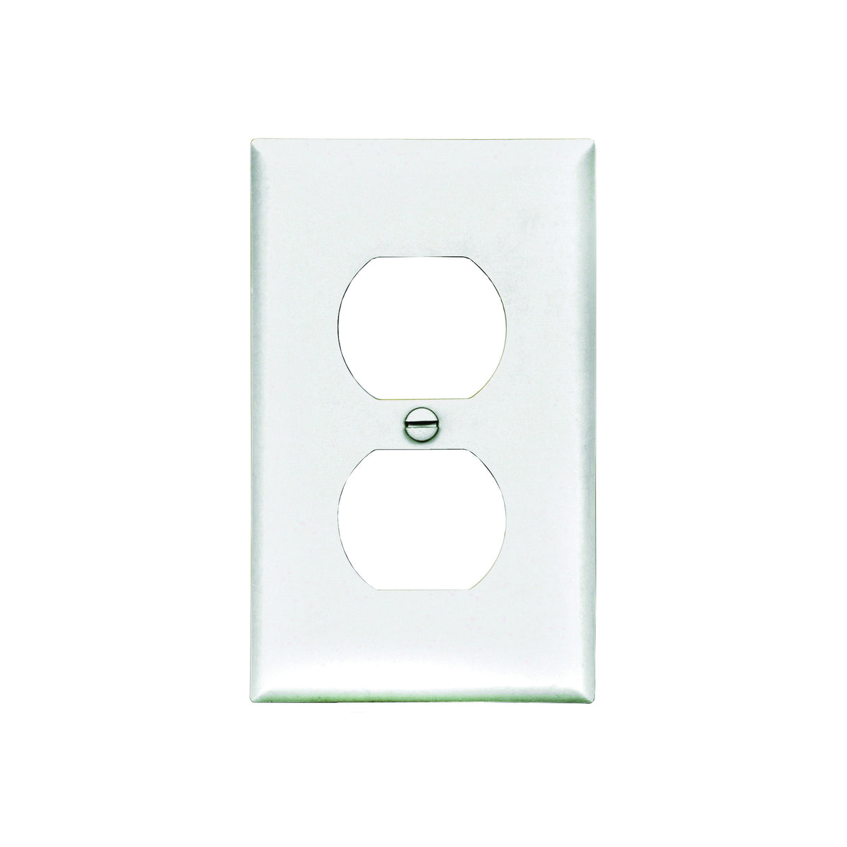 Eaton Wiring Devices BP5132W Wallplate, 4-1/2 in L, 2-3/4 in W, 1 -Gang, Nylon, White, High-Gloss, Flush Mounting