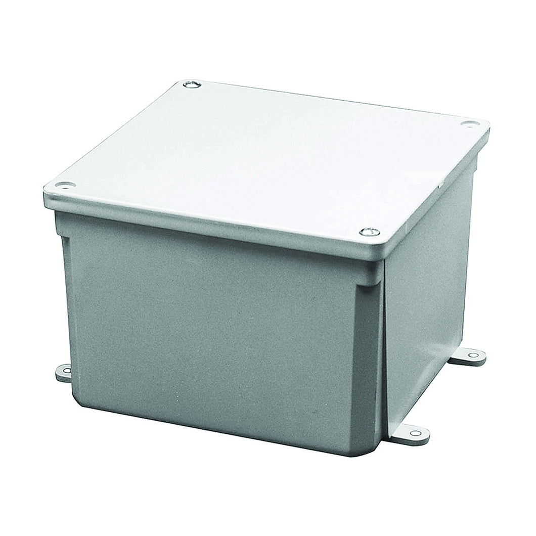 Carlon E989R Molded Junction Box, Noryl, Recessed, Surface Mounting