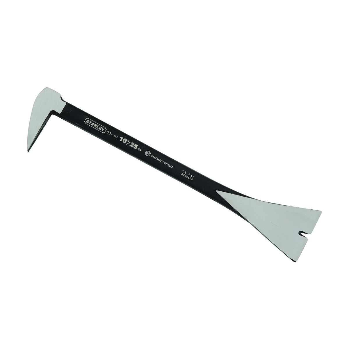 STANLEY 55-117 Molding Bar, 10 in L, Beveled Tip, 1-3/4 in W Tip, HCS, 7/16 in Dia, 1-3/4 in W