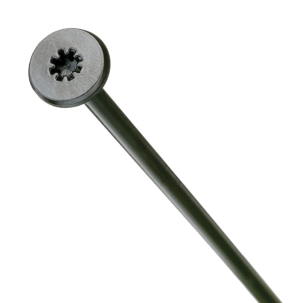 HeadLOK FMHLGM412-50 Screw, 4-1/2 in L, Coarse Thread, Flat Head, Spider Drive, Sharp Gimlet Point, Steel, Epoxy-Coated