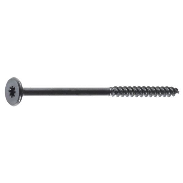 FastenMaster HeadLOK FMHLGM006-50 Screw, 6 in L, Coarse Thread, Flat Head, Spider Drive, Sharp Gimlet Point, Steel