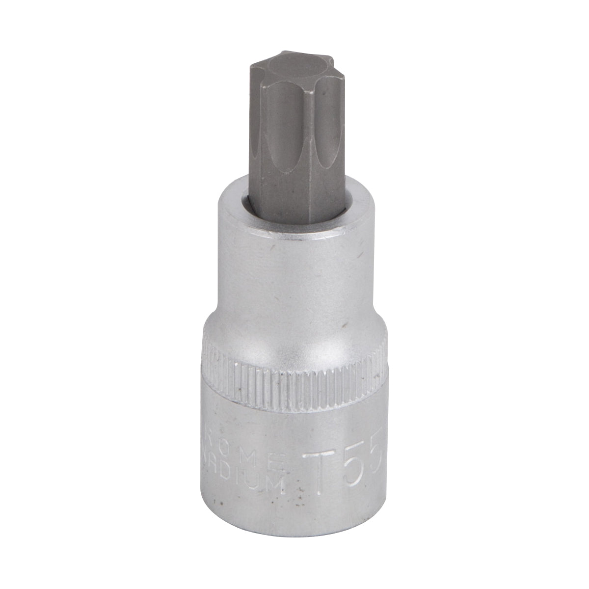 Vulcan 55050124SD Star Bit Socket, T55 Tip, Chrome