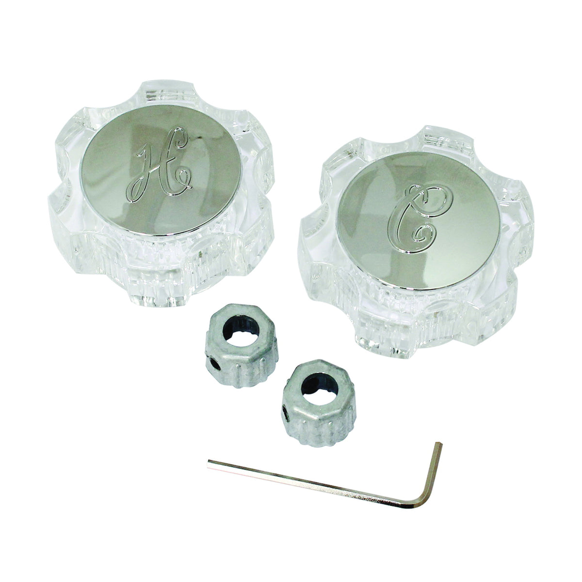 Plumb Pak PP805-2 Faucet Handle, Acrylic, For: All Acrylic Canopy Handles