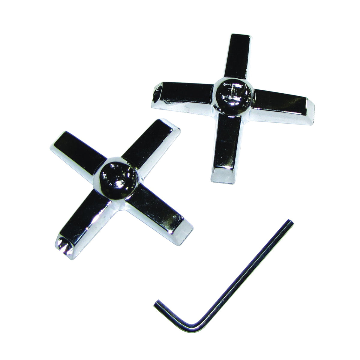 Plumb Pak PP805-3 Faucet Handle, Chrome Plated, For: Sink and Faucets