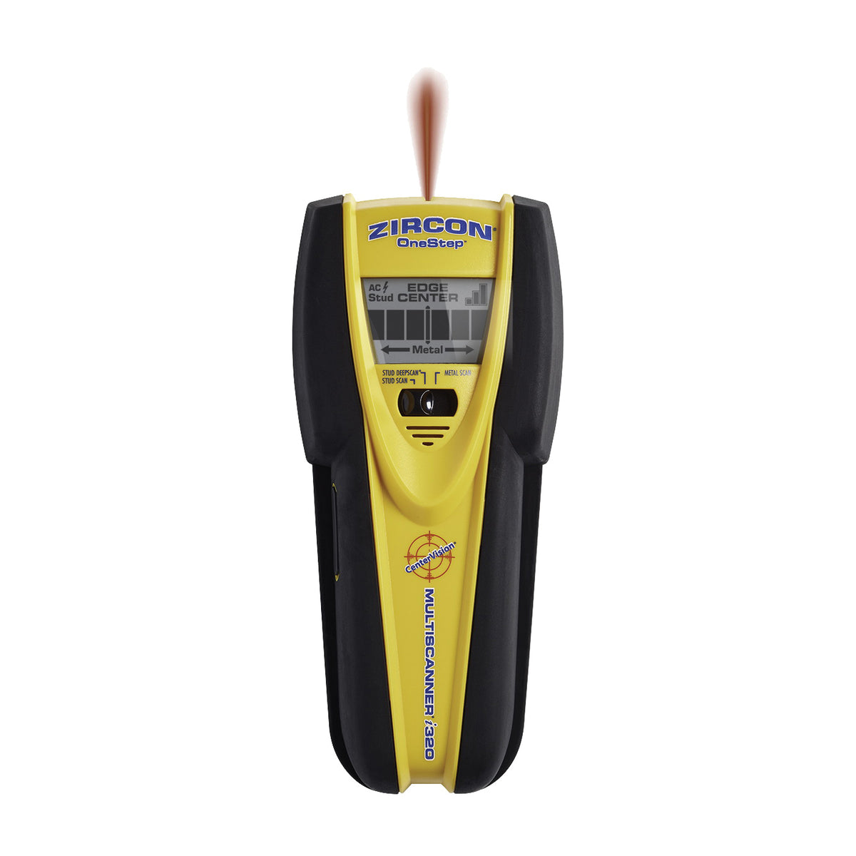 Zircon 63415 Multi-Scanner OneStep i320, 9 V Battery, 3/4 to 3 in Detection, Detectable Material: Metal/Wood