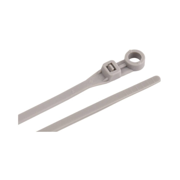 GB 45-308MTG Cable Tie, 6/6 Nylon, Gray