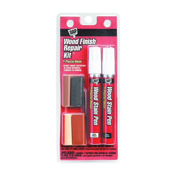 DAP Plastic Wood 97500 Wood Finish Repair Kit, Multi-Color, Stick Pack