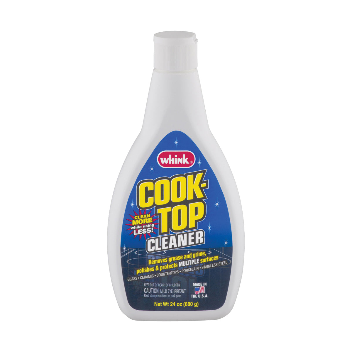 Whink 33261 Cooktop Cleaner, 24 oz, Liquid, Citrus, Blue/Green
