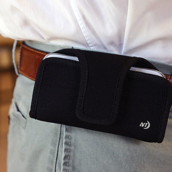 Nite Ize Fits All CCFXL-01-R3 Cell Phone Case, Polyester, Black