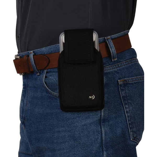 Nite Ize Clip Case Hardshell HSH2L-01-R3 Rugged Holster, Nylon, Black