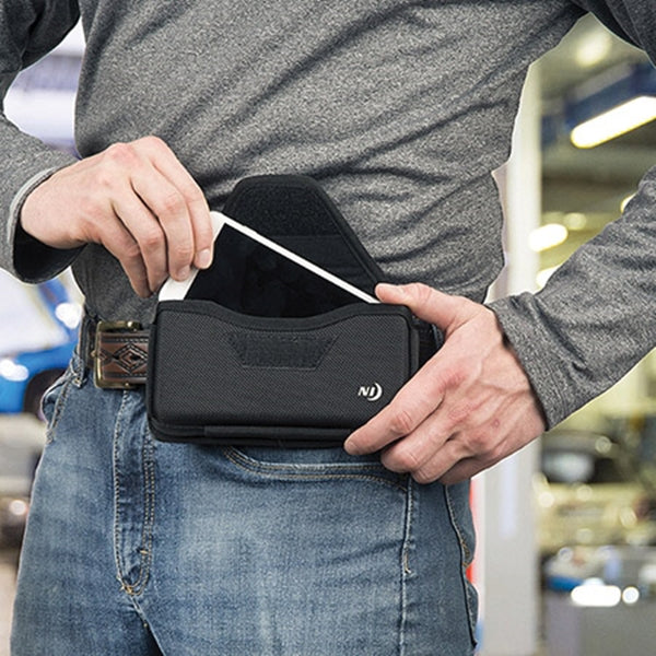 Nite Ize Clip Case Hardshell HSH2L-01-R3 Rugged Holster, Nylon, Black