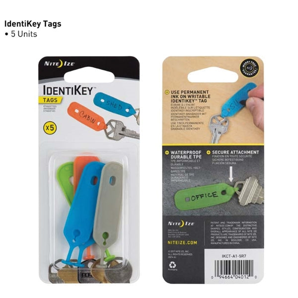 Nite Ize IKCT-A1-5R7 ID Tag, Polycarbonate