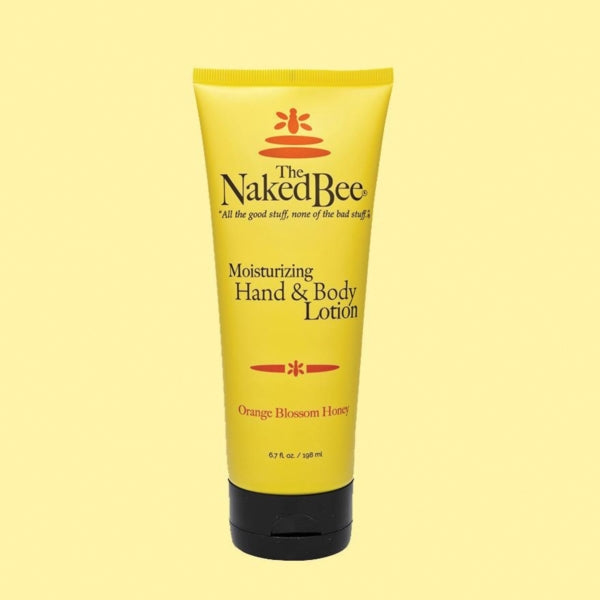 The Naked Bee NBLO-LG Hand and Body Lotion, Orange Blossom Honey, 6.7 oz Tube