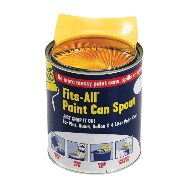 FOAMPRO Fits-All 61 Paint Can Spout, Plastic, 1 gal Capacity