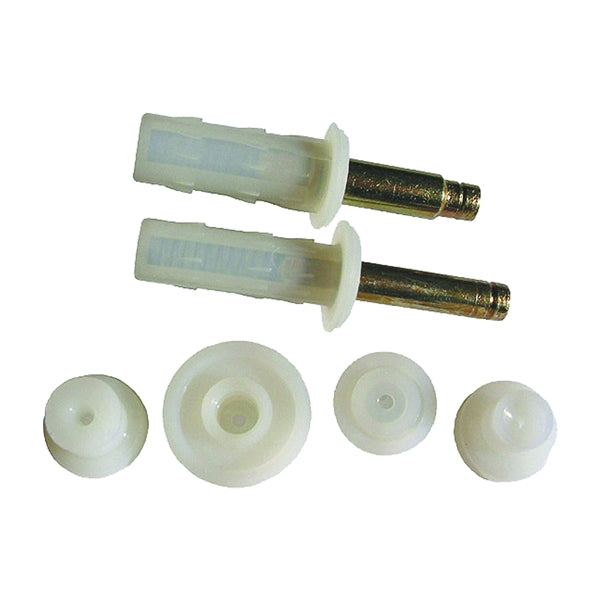 Johnson Hardware 1832PPK3 Door Pivot and Guide, Steel, Zinc, Top Mounting