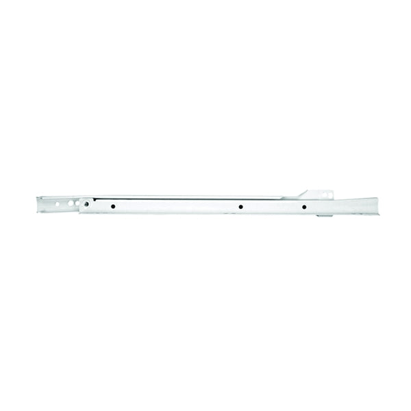 Knape &amp; Vogt 1805H WH 300 Drawer Slide, 75 lb, 300 mm L Rail, 12.5 mm W Rail