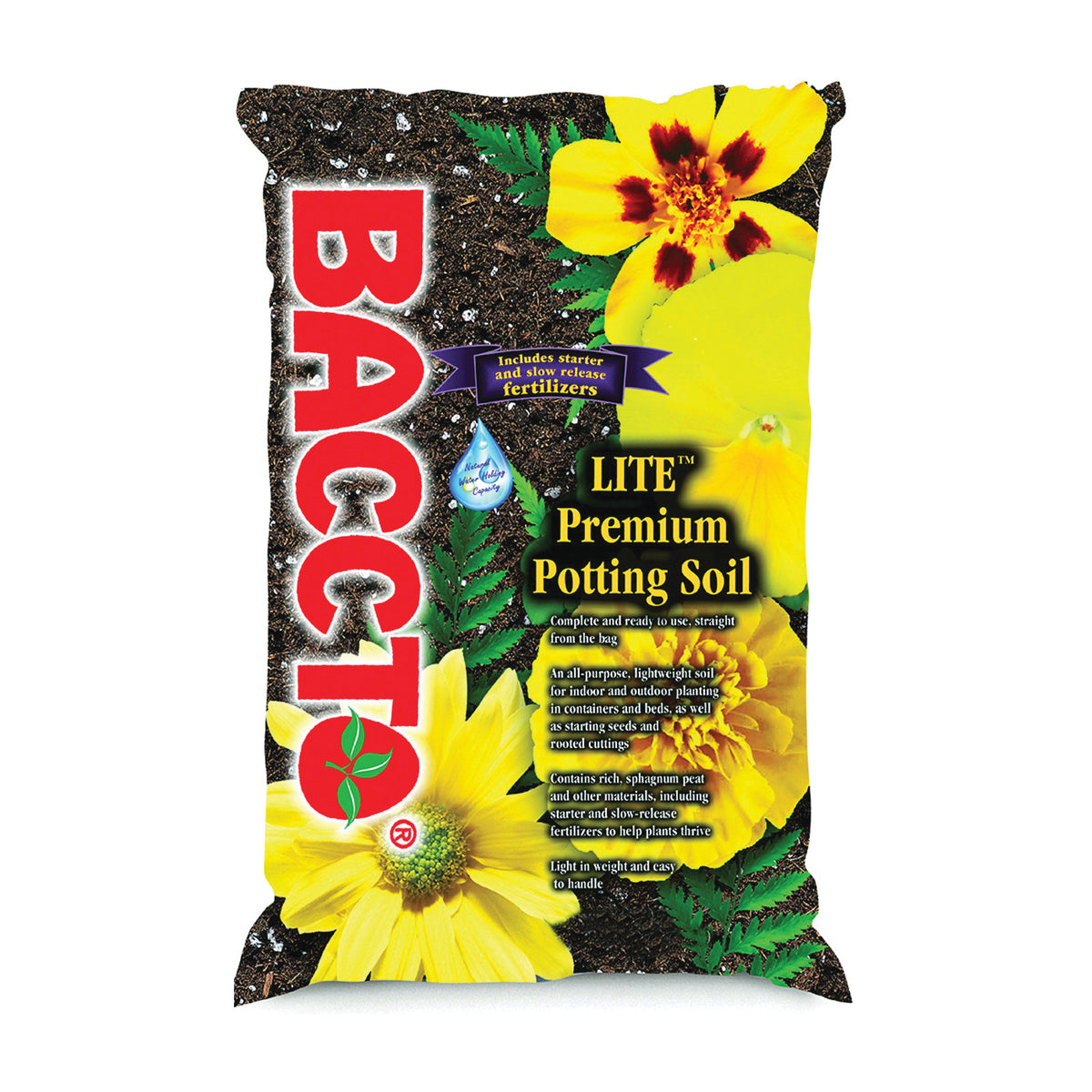 BACCTO Lite 1460P Potting Soil, 8 qt Bag