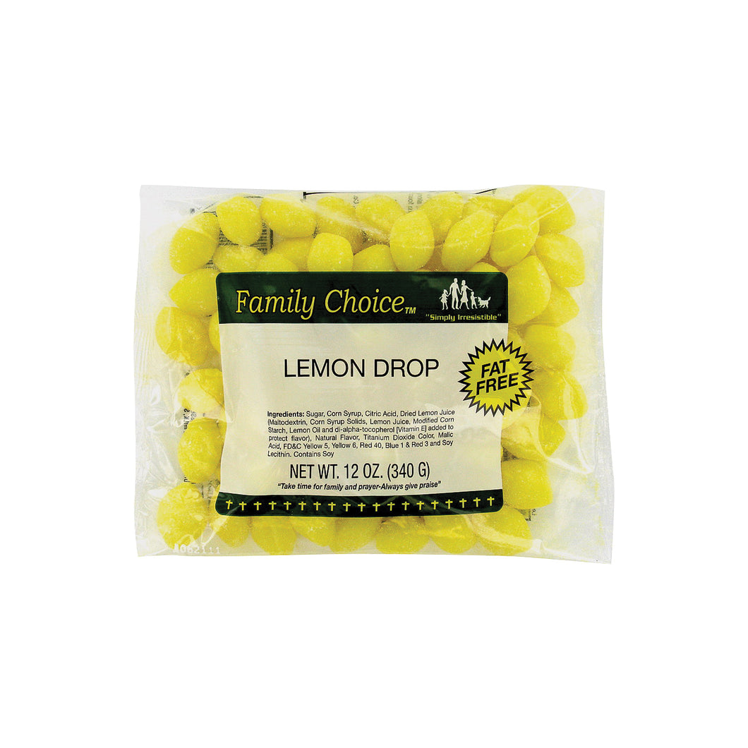 Family Choice 1106 Lemon Drop Candy, 1.5 oz