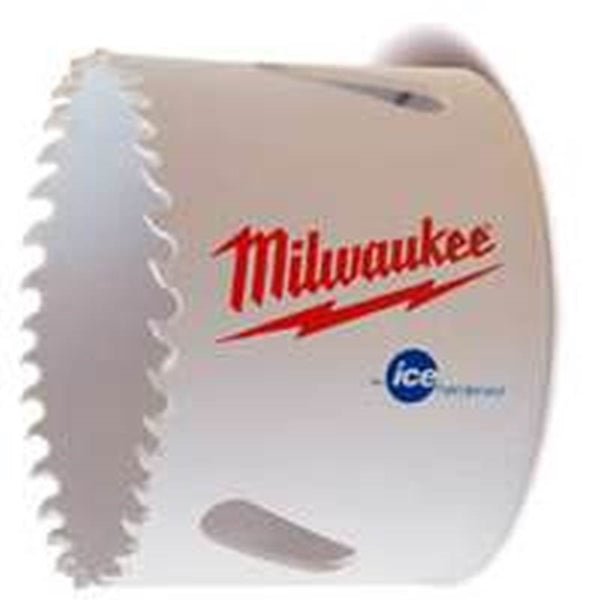 Milwaukee 49-56-0193 Hole Saw, 3-1/2 in Dia, 1-5/8 in D Cutting, 5/8-18 Arbor, Bi-Metal Cutting Edge