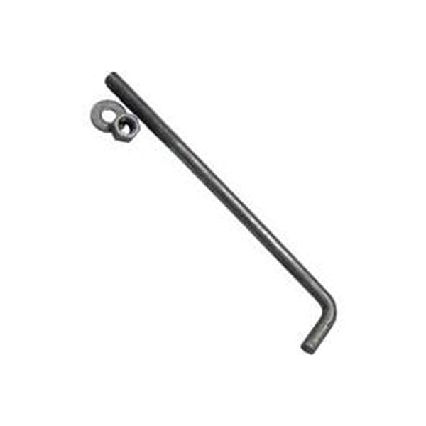 ProFIT AG5810 Anchor Bolt, 10 in L, Steel, Galvanized