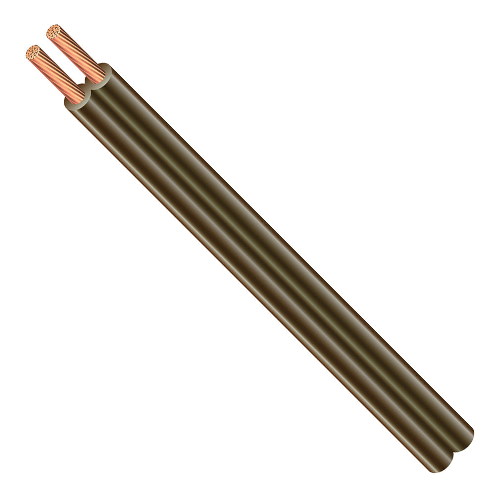 CCI 601266607 Lamp Cord, 2 -Conductor, Copper Conductor, PVC Insulation, 13 A, 300 V