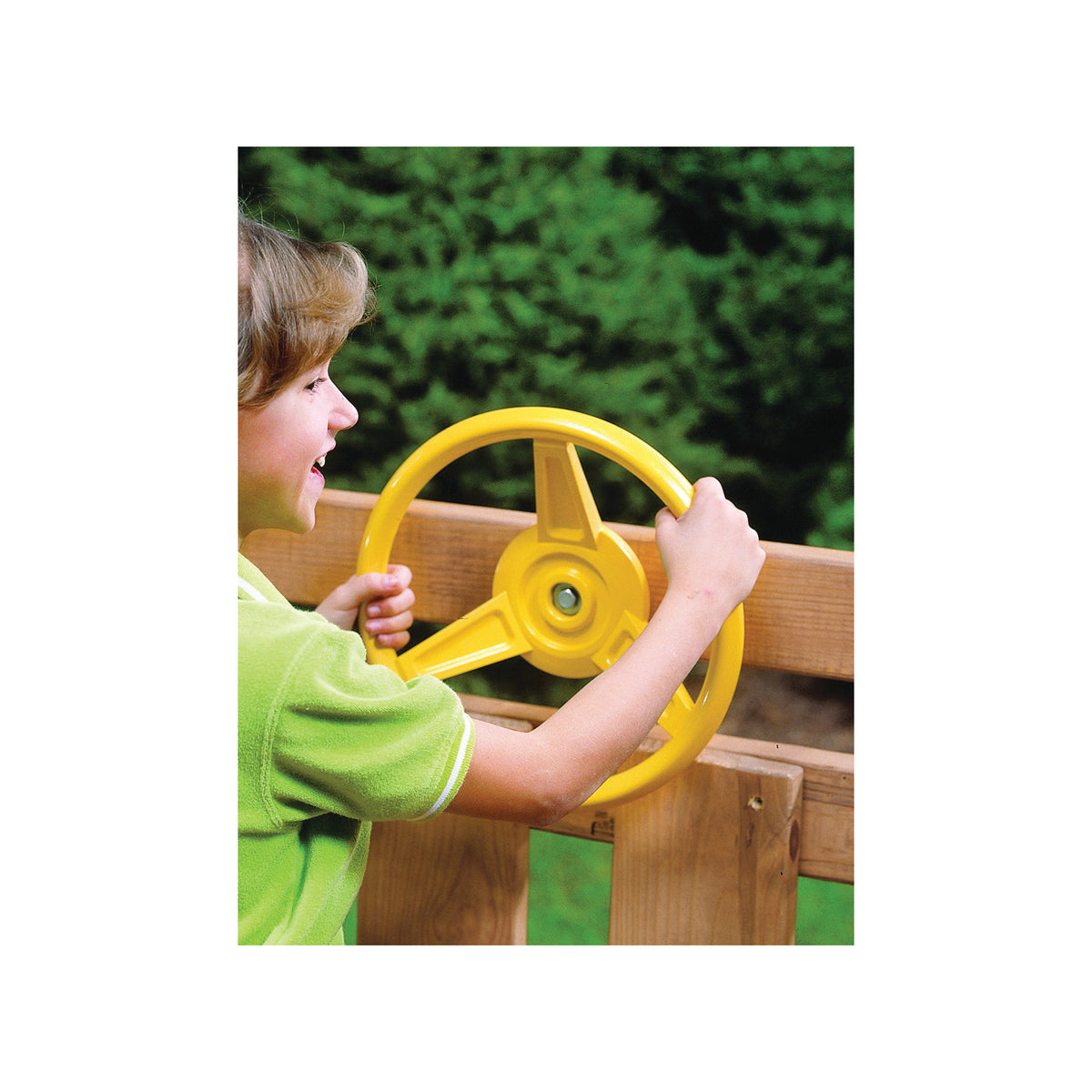 PLAYSTAR PS 7840 Steering Wheel, HDPE, Yellow