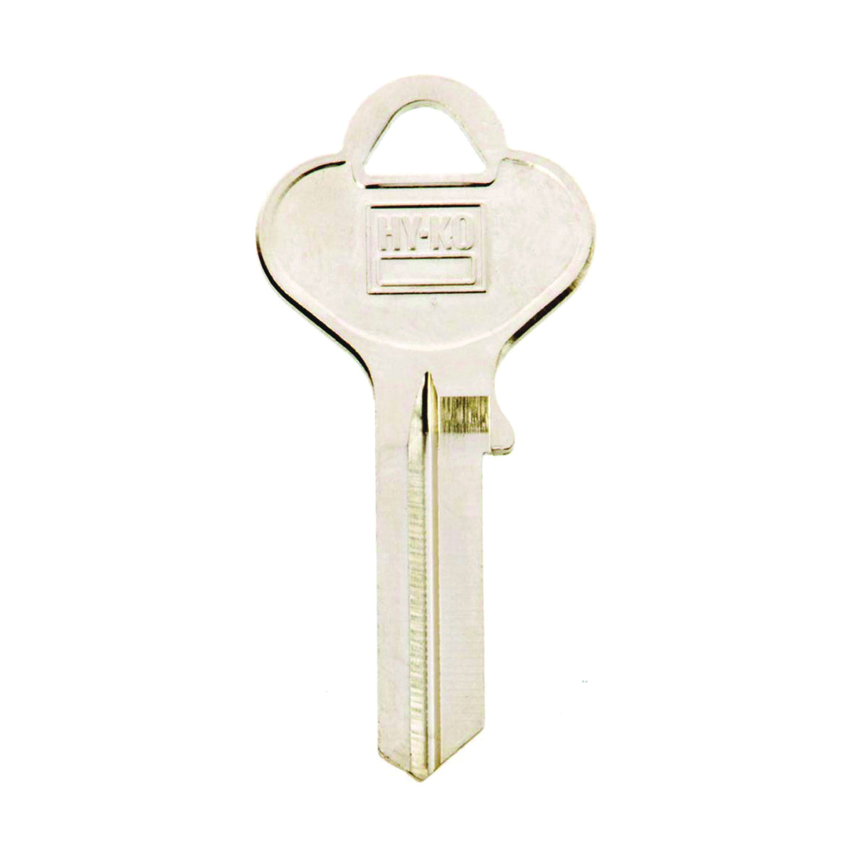 HY-KO 11010EA27 Key Blank, Brass, Nickel, For: Eagle Cabinet, House Locks and Padlocks