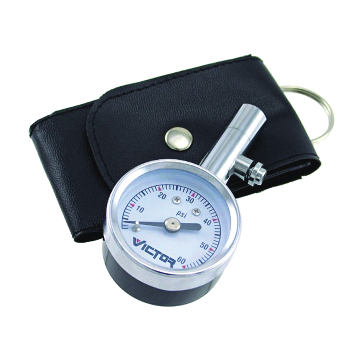 GENUINE VICTOR 22-5-60023-8 Tire Pressure Gauge, 5 to 60 psi