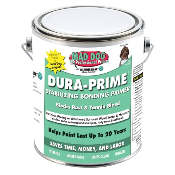 MAD DOG Dura-Prime MDPDP100 Stabilizing Bonding Primer, Clear, 1 gal, Can