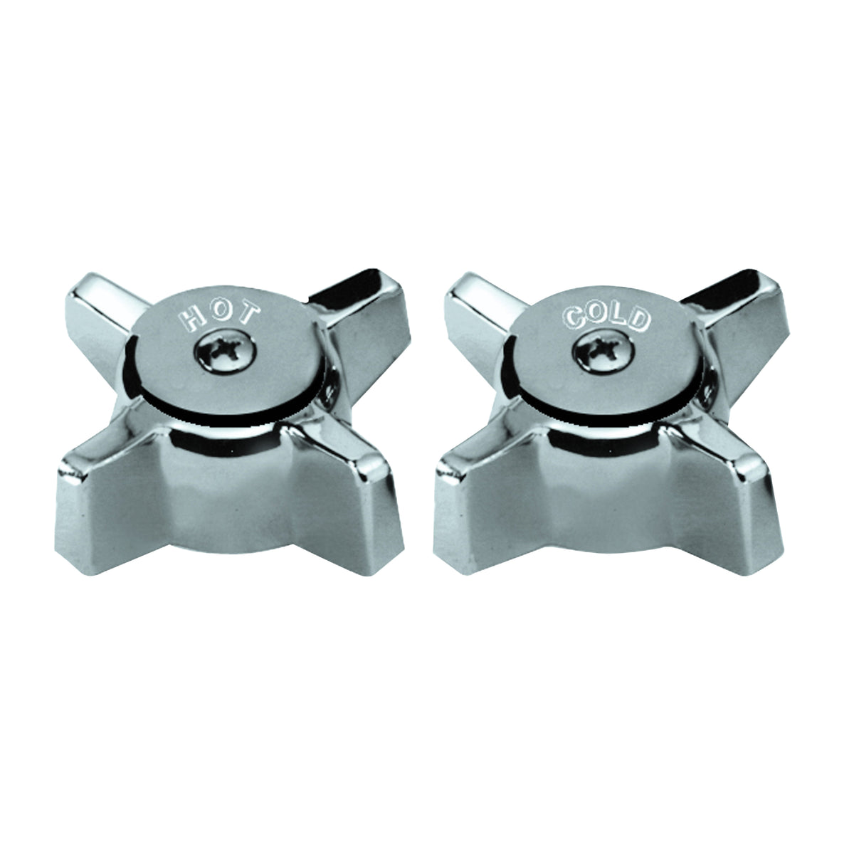 Danco 88092 Faucet Handle, Zinc, Chrome Plated, For: Sterling/Rockwell Two Handle Tub/Shower Faucets