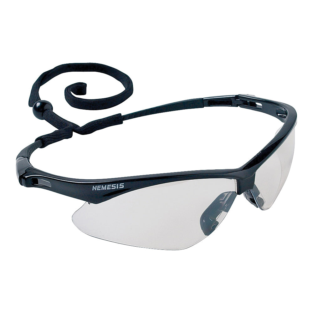 JACKSON SAFETY SAFETY Nemesis Series 25685 Safety Glasses, Mirror Lens, Polycarbonate Lens, Wraparound Frame