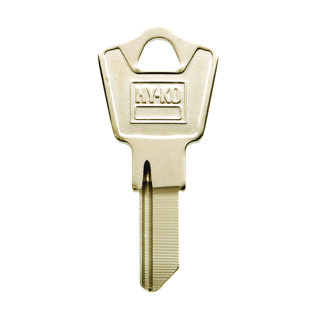 HY-KO 11010ES8M Key Blank, Brass, Nickel, For: ESP Vehicle Locks