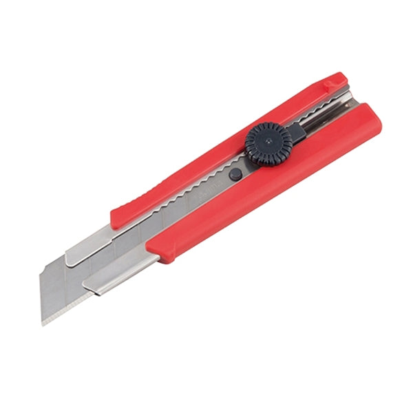 Tajima LC-650 Dial-Lock Utility Knife, 1 in W Blade, Stainless Steel Blade, Non-Slip Grip Handle