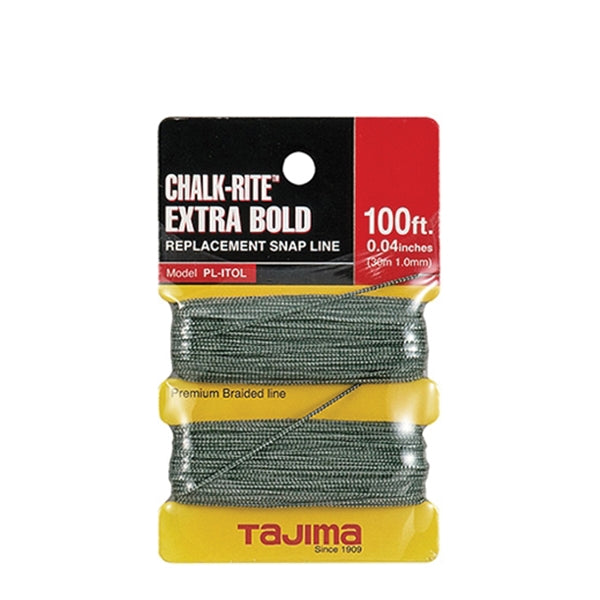 Tajima Chalk-Rite Series PL-ITOL Line, 100 ft L Line
