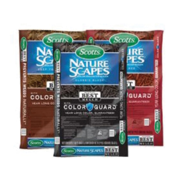 Scotts Nature Scapes 88502440 Color Enhanced Mulch, Black