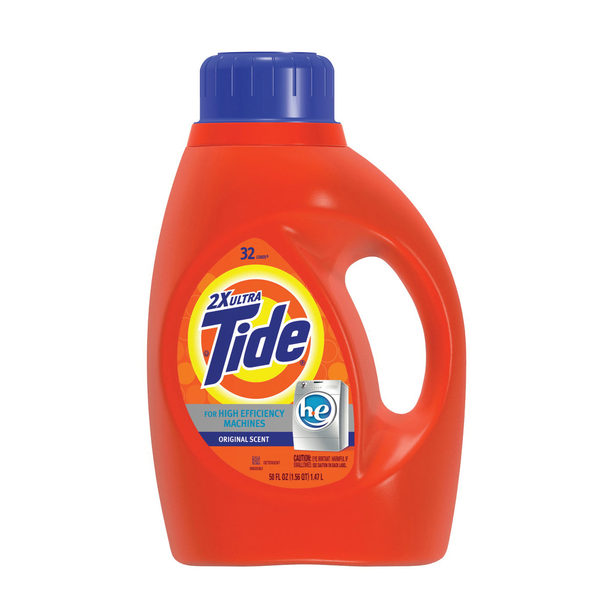 Tide 04021 Laundry Detergent, 92 oz Bottle, Liquid, Original