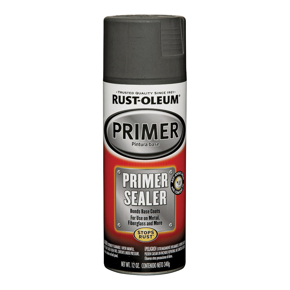 RUST-OLEUM AUTOMOTIVE 249321 Automotive Primer Sealer, Light Gray, 12 oz, Aerosol Can