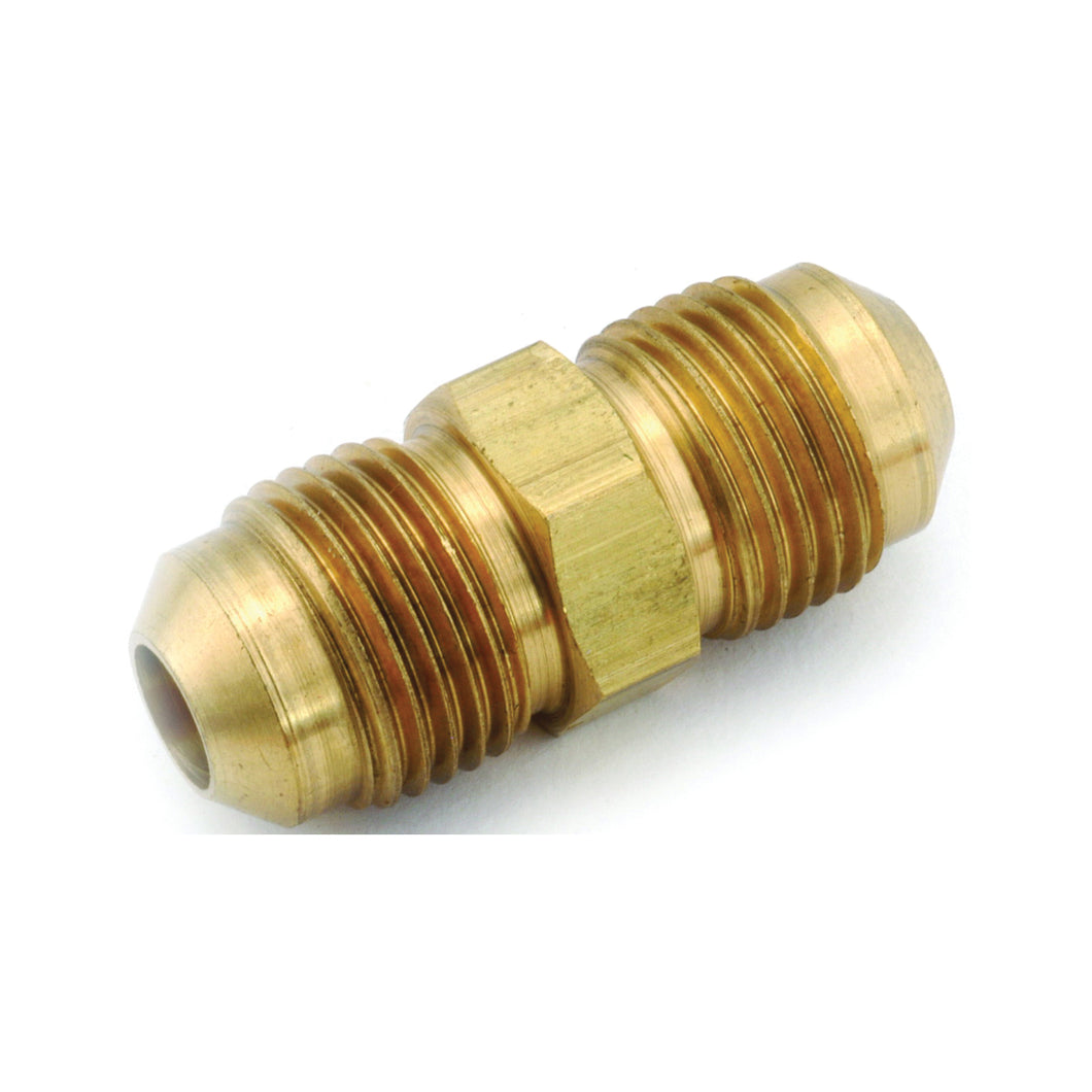 Anderson Metals 754042-04 Pipe Union, 1/4 in, Flare, Brass, 1400 psi Pressure