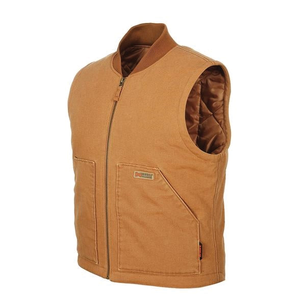 Mobile Warming MWJ18M14-16-07 Foreman Vest, 3XL, Men&#39;s, Fits to Chest Size: 51 in, Cotton, Tan