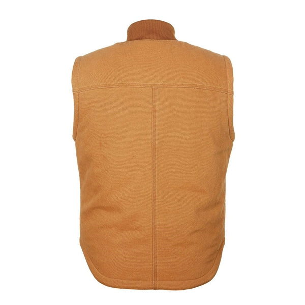Mobile Warming MWJ18M14-16-04 Foreman Vest, L, Men&#39;s, Fits to Chest Size: 42 in, Cotton, Tan