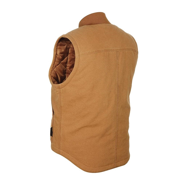 Mobile Warming MWJ18M14-16-07 Foreman Vest, 3XL, Men&#39;s, Fits to Chest Size: 51 in, Cotton, Tan